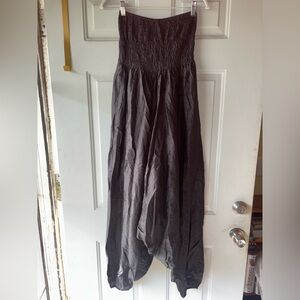 likemary strapless harem jumpsuit size S
